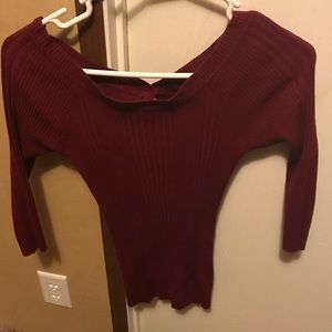 Off the shoulder sweater